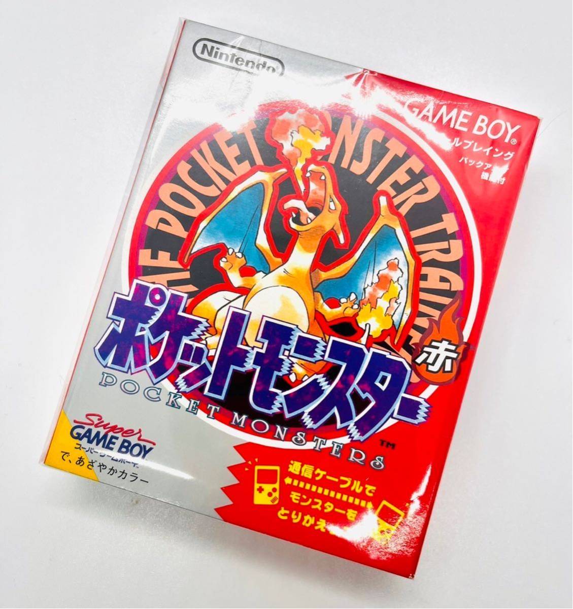 □新品未開封・極美品□GB□ゲームボーイソフト□ポケットモンスター赤