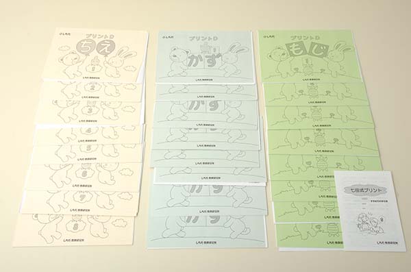 七田式 しちだ プリントD かず もじ ちえ /管109