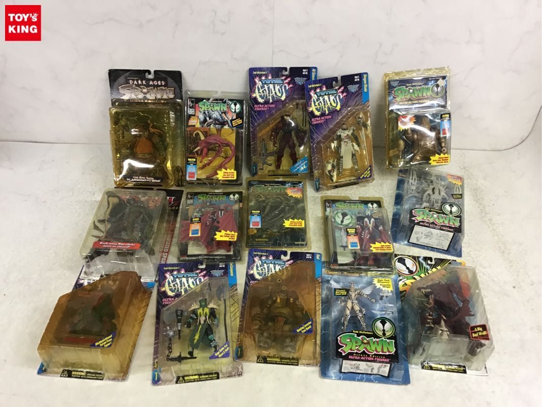1円〜 同梱不可 ジャンク TOTAL CHAOS Dragon Blade、SPAWN Exo-Skeleton Spawn 他 ウルトラアクションフィギュア