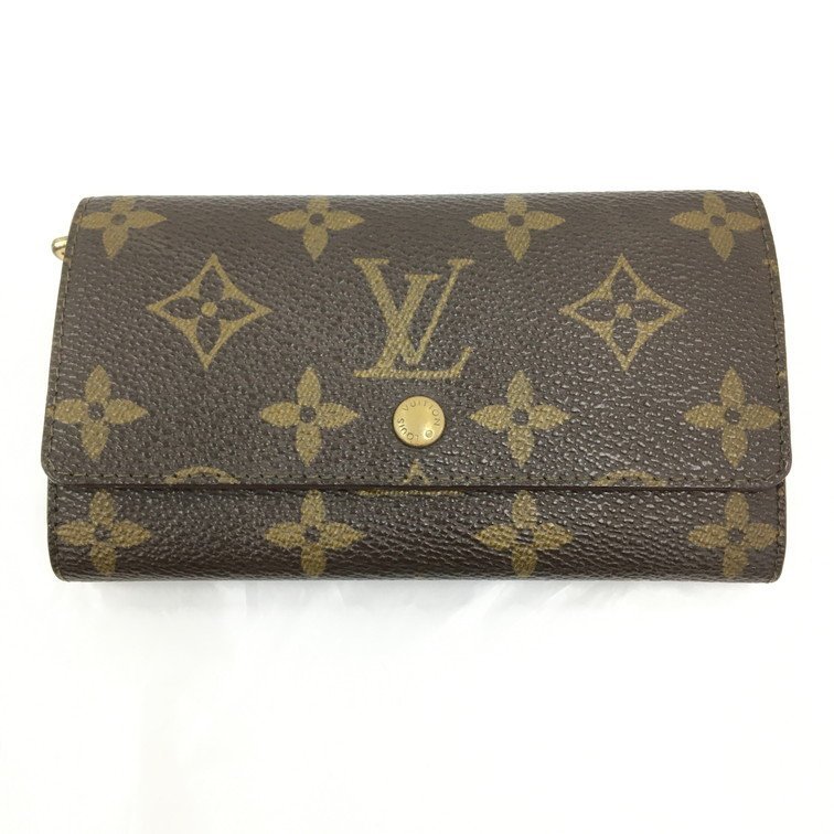 ルイヴィトン LOUIS VUITTON ポルトフォイユ ブラザ 二つ折り長財布