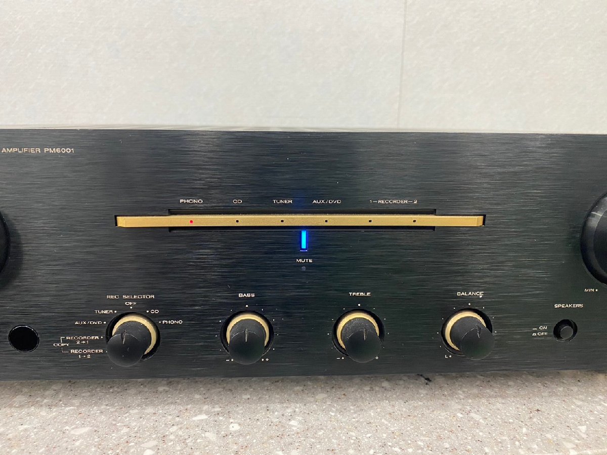 美品 Marantz PM6001 プリメインアンプ リレー新品 音質良好 PM6001
