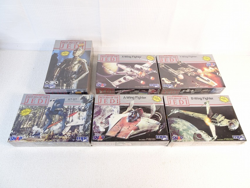 未開封【mpc JEDI】スターウォーズ プラモデル まとめて 6点セット