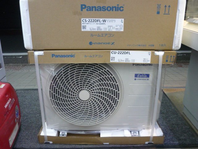 新品 パナソニック エアコン エオリア CS-222DFL-W 6畳 2022年モデル 即決送料無料