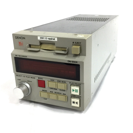 DENON DN-990R MDレコーダー【ジャンク品】 DENON DN-990R MD RECORDER 業務用MDレコーダー MDデッキ オーディオ