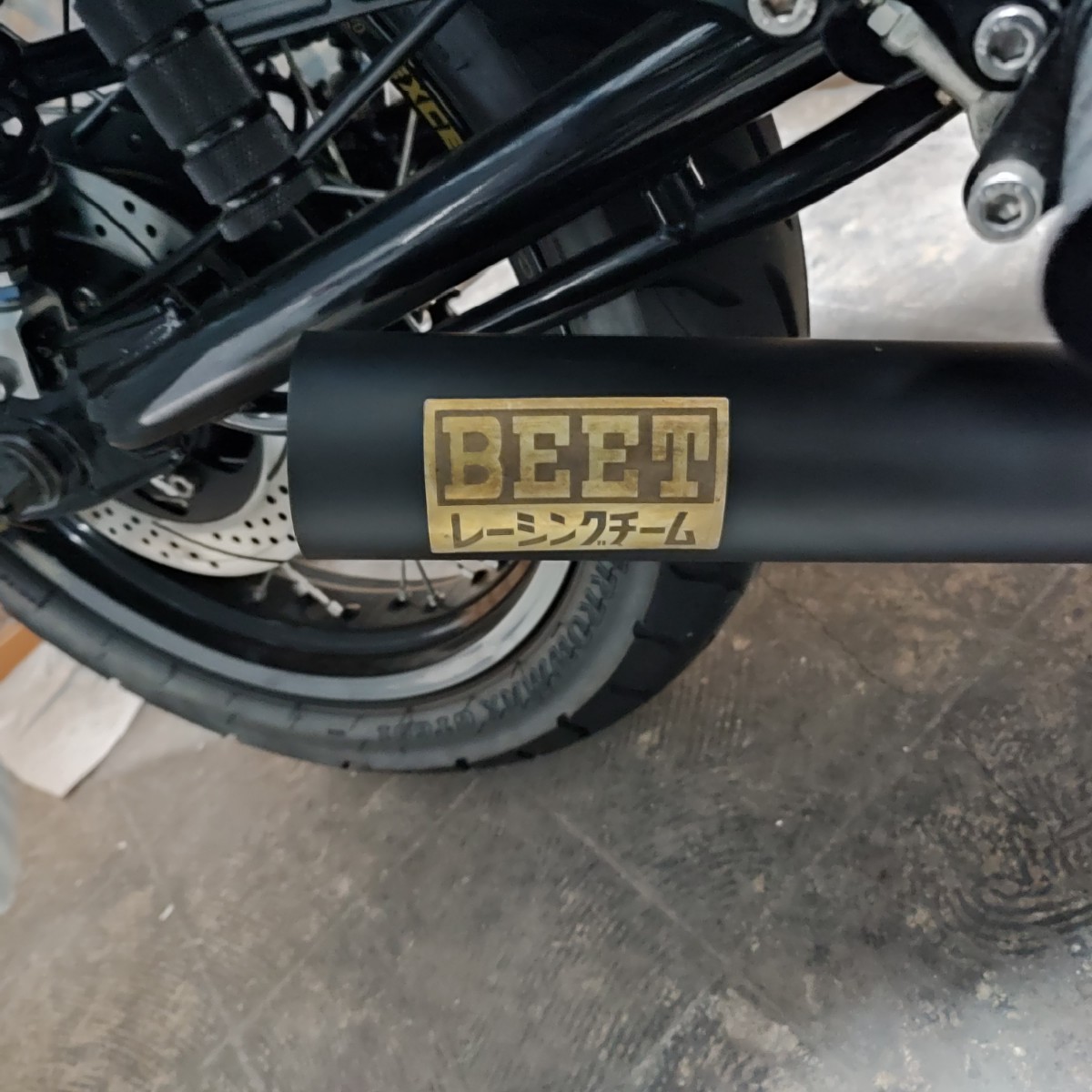 真鍮 マフラー エンブレム プレート Z1 Z2 MKⅡ オールド仕上げ KZ1000 