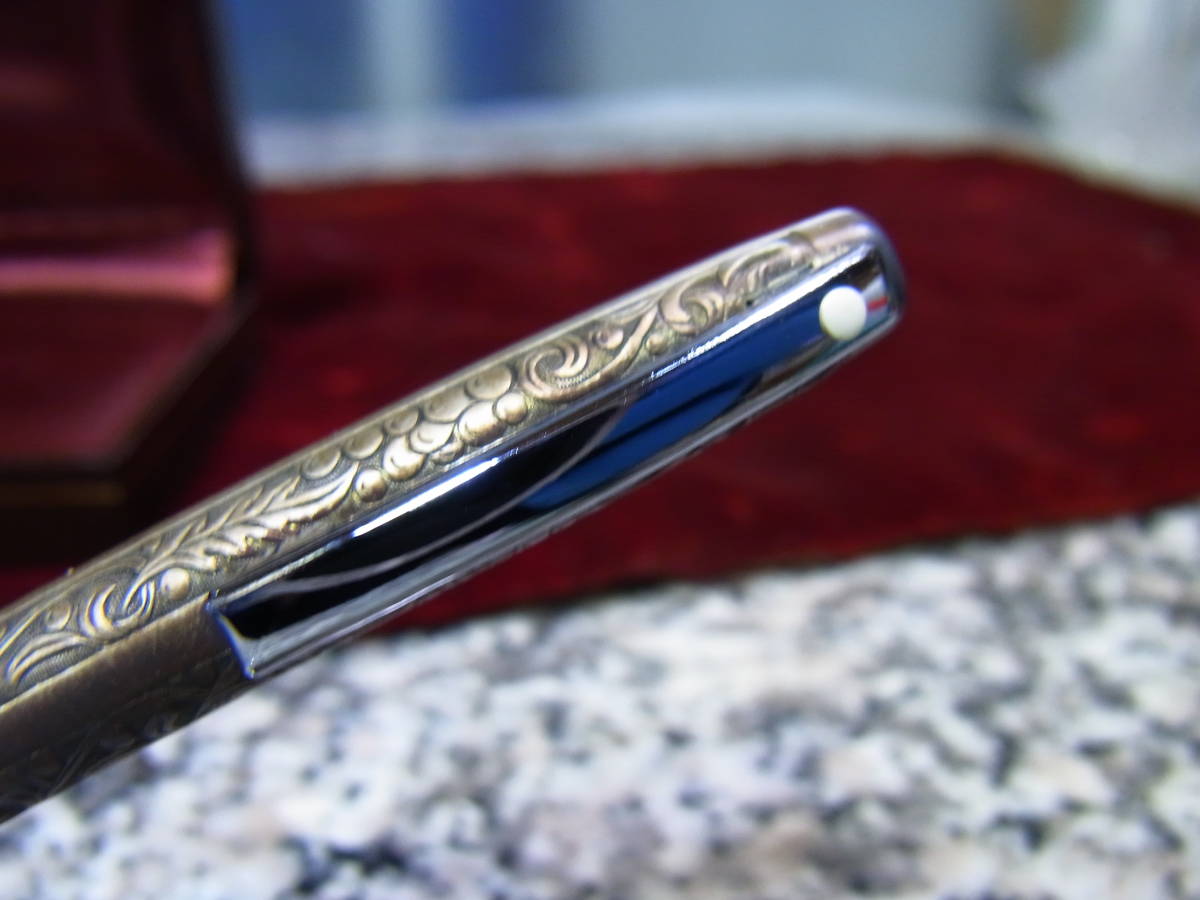 SHEAFFER 彫金 シェーファー 銀製シャープペンシル stering silver 