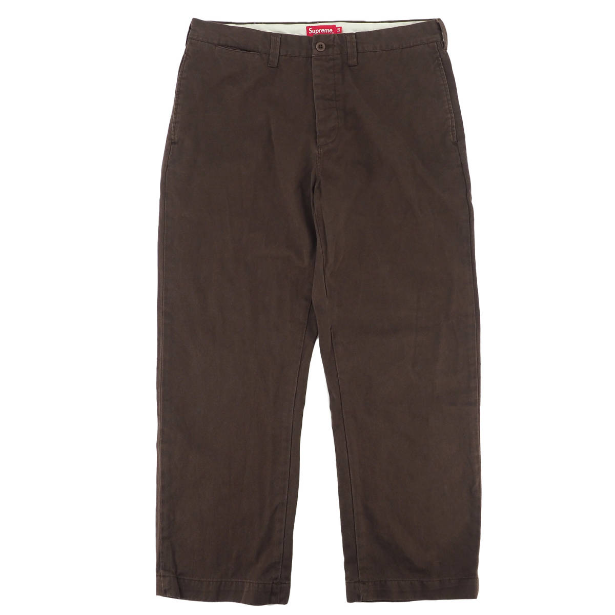 本物保証，定番 Supreme - Chino Pant 茶W34 シュプリーム - チノ パンツ 2021FW(ボトムス)｜売買されたオークション情報、yahooの商品情報をアーカイブ公開 - オークファン 男性用