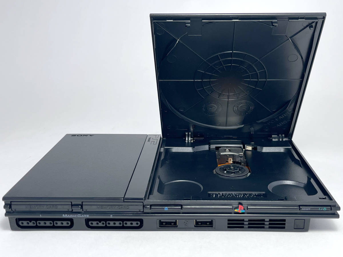 本体良品]メンテ清掃 円周キズ対策 新品レンズ PS2 SCPH-77000 薄型 
