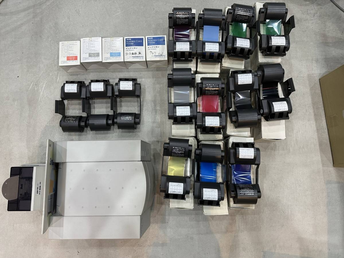 新品，限定SALE アルプス 名刺プリンター SmaPro 700u インクリボン大量付き 動作未確認(プリンタ、プロッタ)｜売買されたオークション情報、yahooの商品情報をアーカイブ公開 - オークファン その他