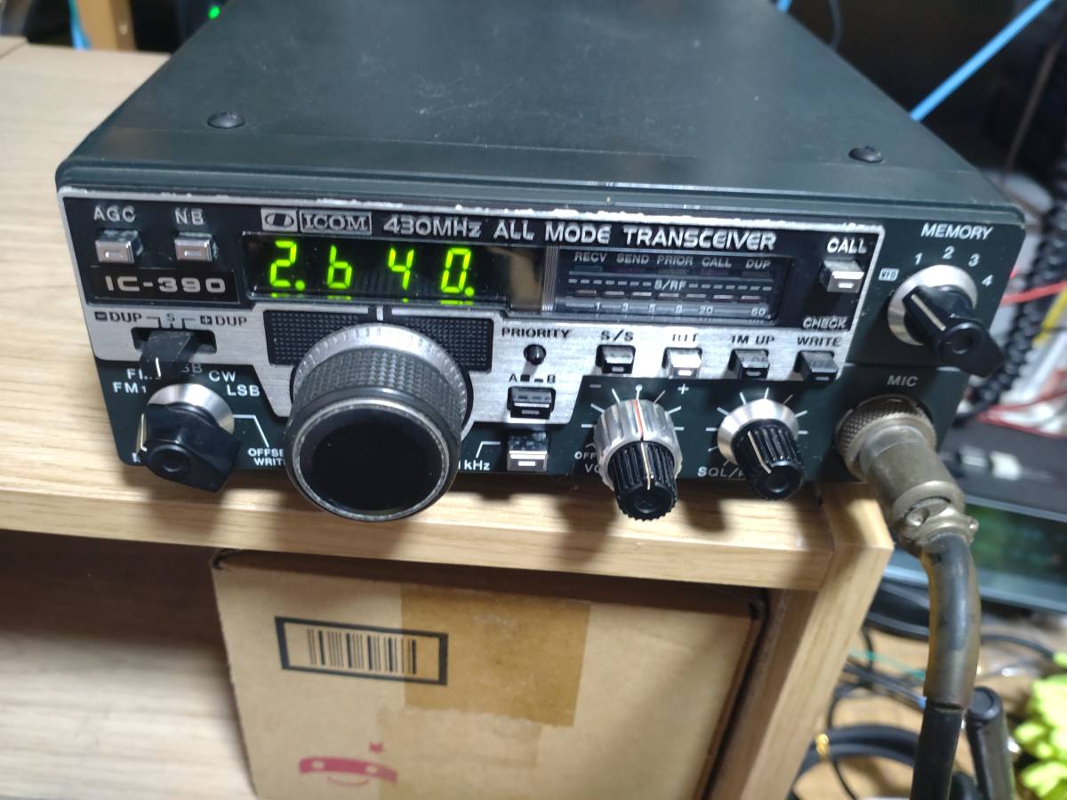 ICOM IC-390 430MHZオールモード 保管品処分 【公式通販】