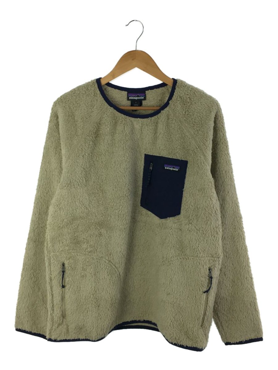 patagonia◆21AW/Mens Los Gatos Crew/L/ポリエステル/BEG/25895FA21