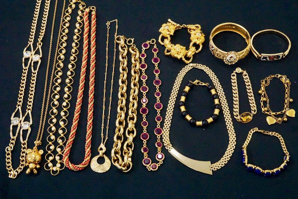 W0511-33 1131【1円スタート】 ネックレス まとめ売り カラーストーン