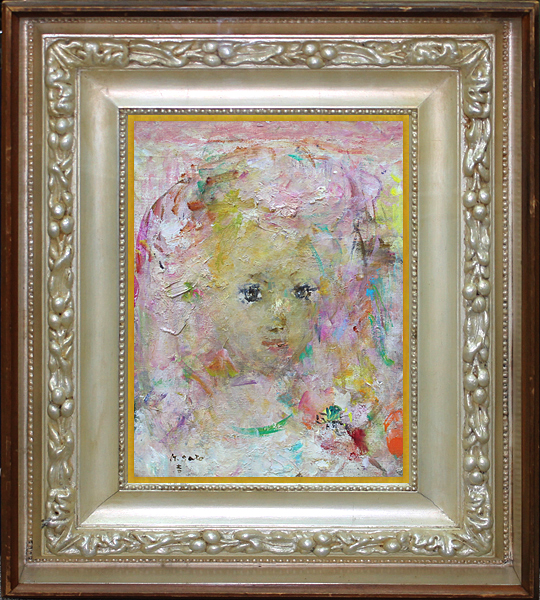 真作保証 佐藤吉五郎４号美少女 最終在庫！名鑑８８万仏画壇活躍