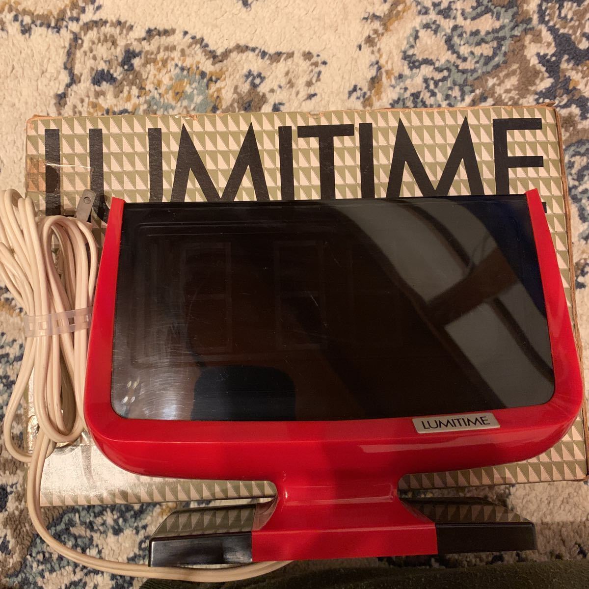 田村電機 LUMITIME ルミタイム KT-10B 60Hz 光デジタル時計 昭和レトロ 