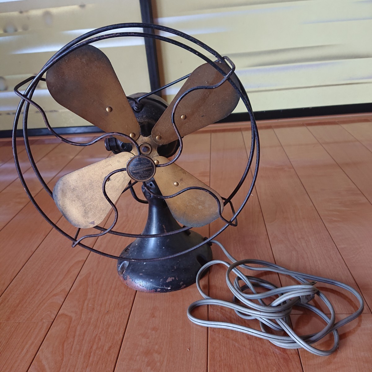 昭和レトロ扇風機 三菱 R35-N5 3枚羽根 訳あり 【公式通販】