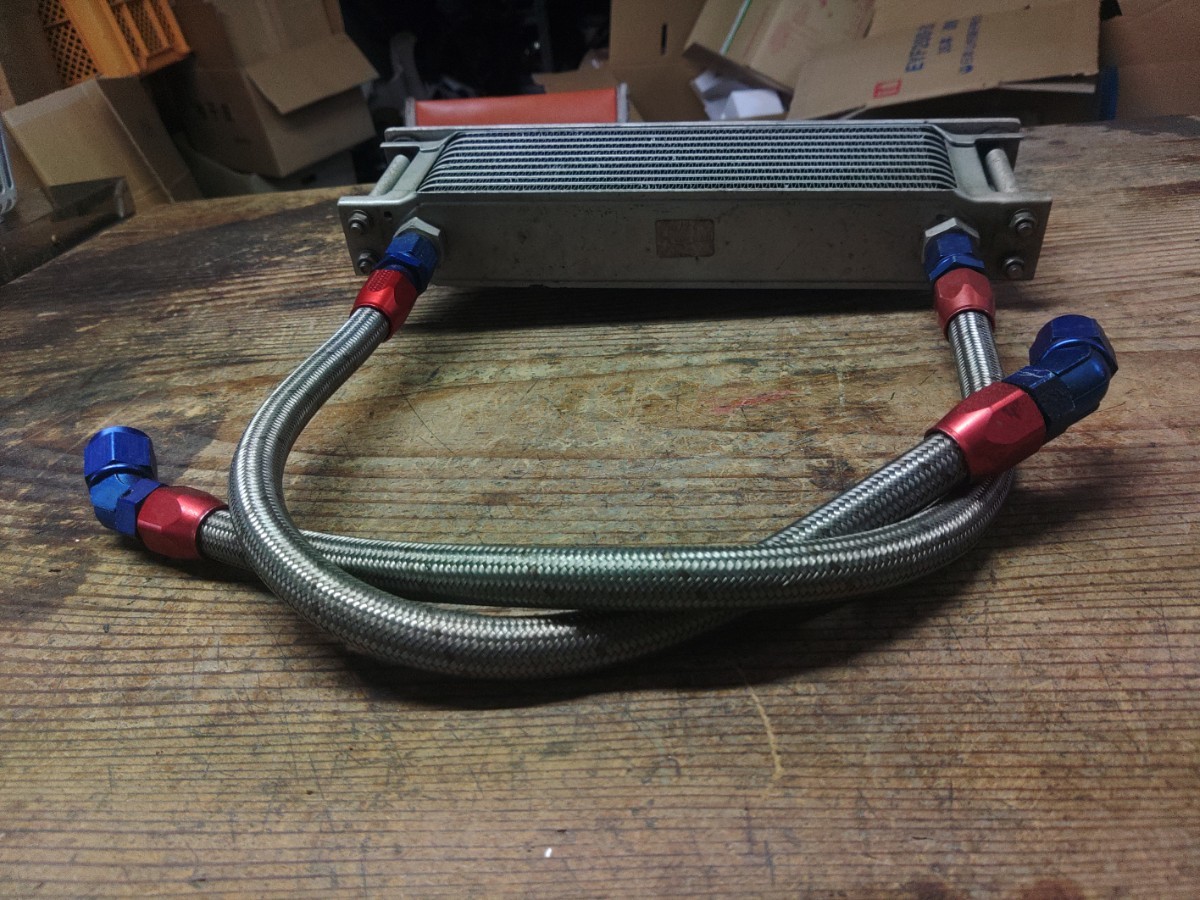 4HM RH02J XJR400？ 社外オイルクーラー 9段 ゼファーZRXCBXCBRXJ(冷却 