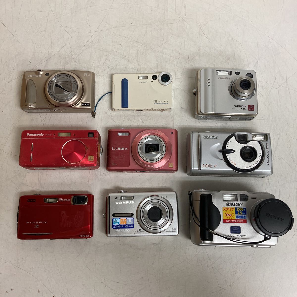 激安大特価，大得価 T835 デジタルカメラ 9個まとめて/ Canon FUJIFILM CASIO など ジャンク品(その他)｜売買されたオークション情報、yahooの商品情報をアーカイブ公開 - オークファン その他