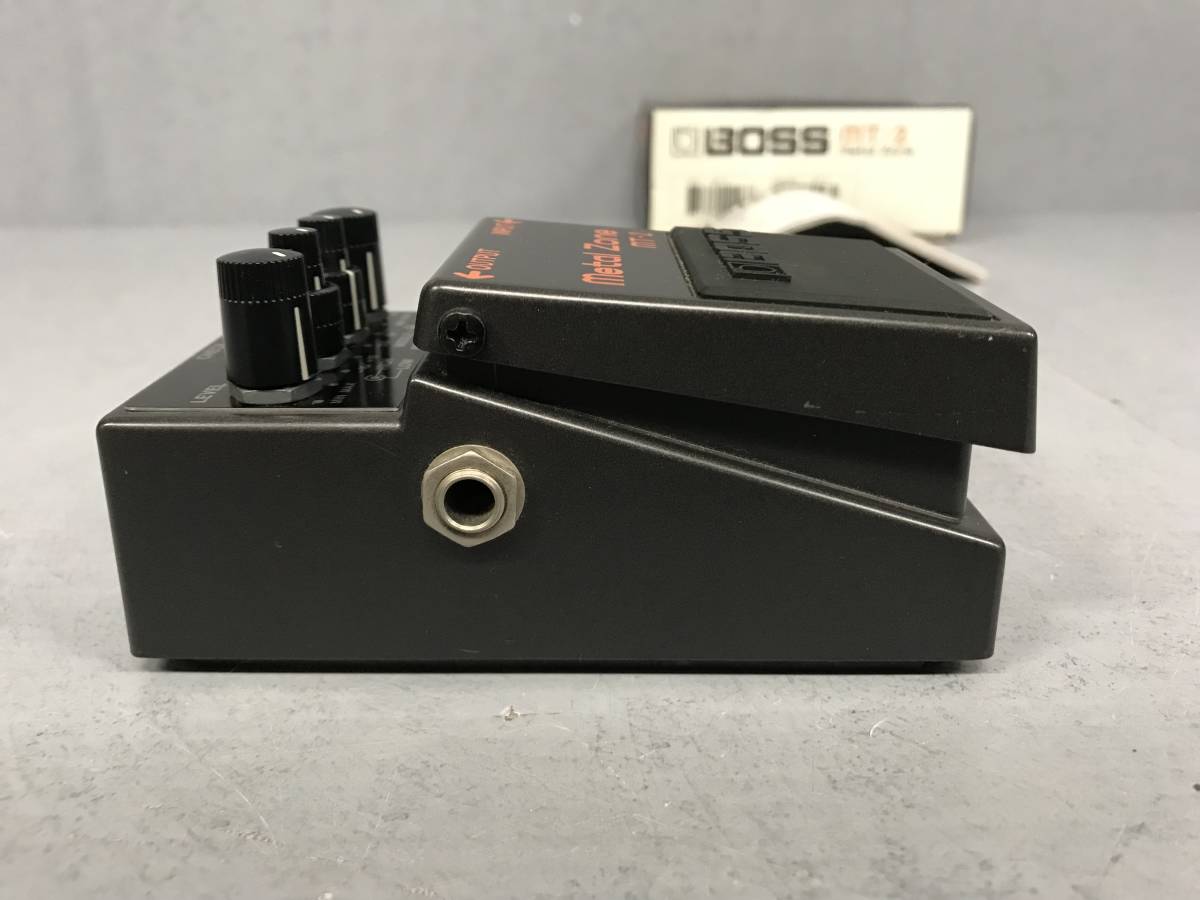 94☆エフェクター　BOSS　ボス　MT-2　Metal Zone　メタルゾーン　ディストーション　中古品　動作未確認