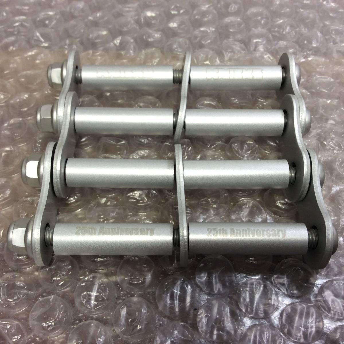 ■【AH-2997】中古美品 KNICKS ニックス 25周年記念 3連結アルミチェーン ALU-3-S【クリックポスト・全国一律185円可】