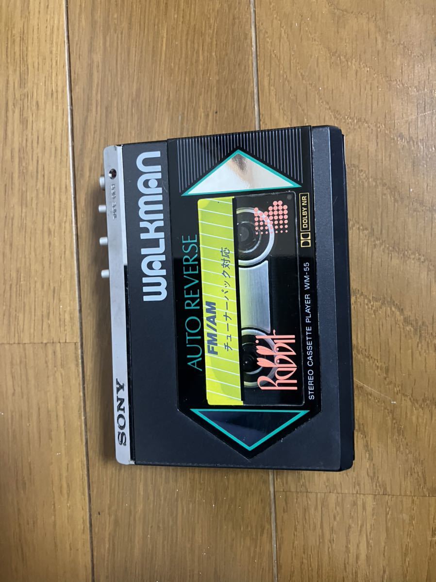ジャンク品 ソニー wm-55 カセットプレイヤー SONY WM-55 カセットプレーヤー WALKMANウォークマン WM-55カセット