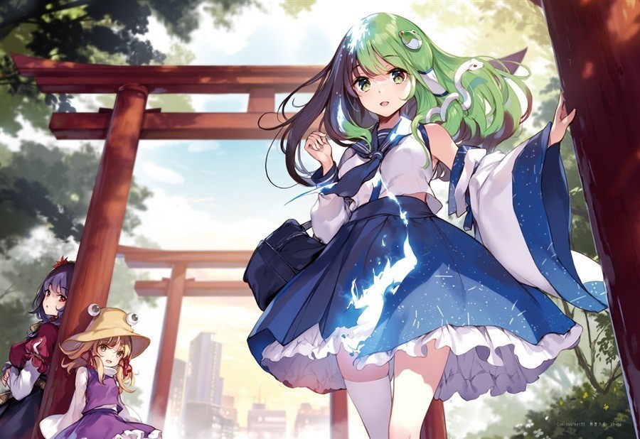 正規品・新品未使用】東方project 劇毒少女 ke-ta 東風谷早苗B2 
