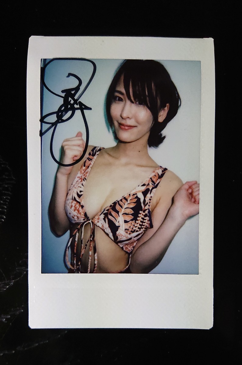 奈月セナ DVD 購入特典 直筆サイン入り ランジェリーチェキ③