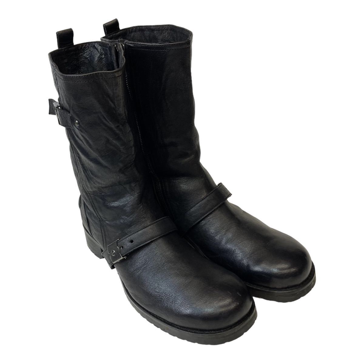 美品！￥75,800 NEIL BARRETT ニールバレット 名作 HIGH BIKER BOOT 本 