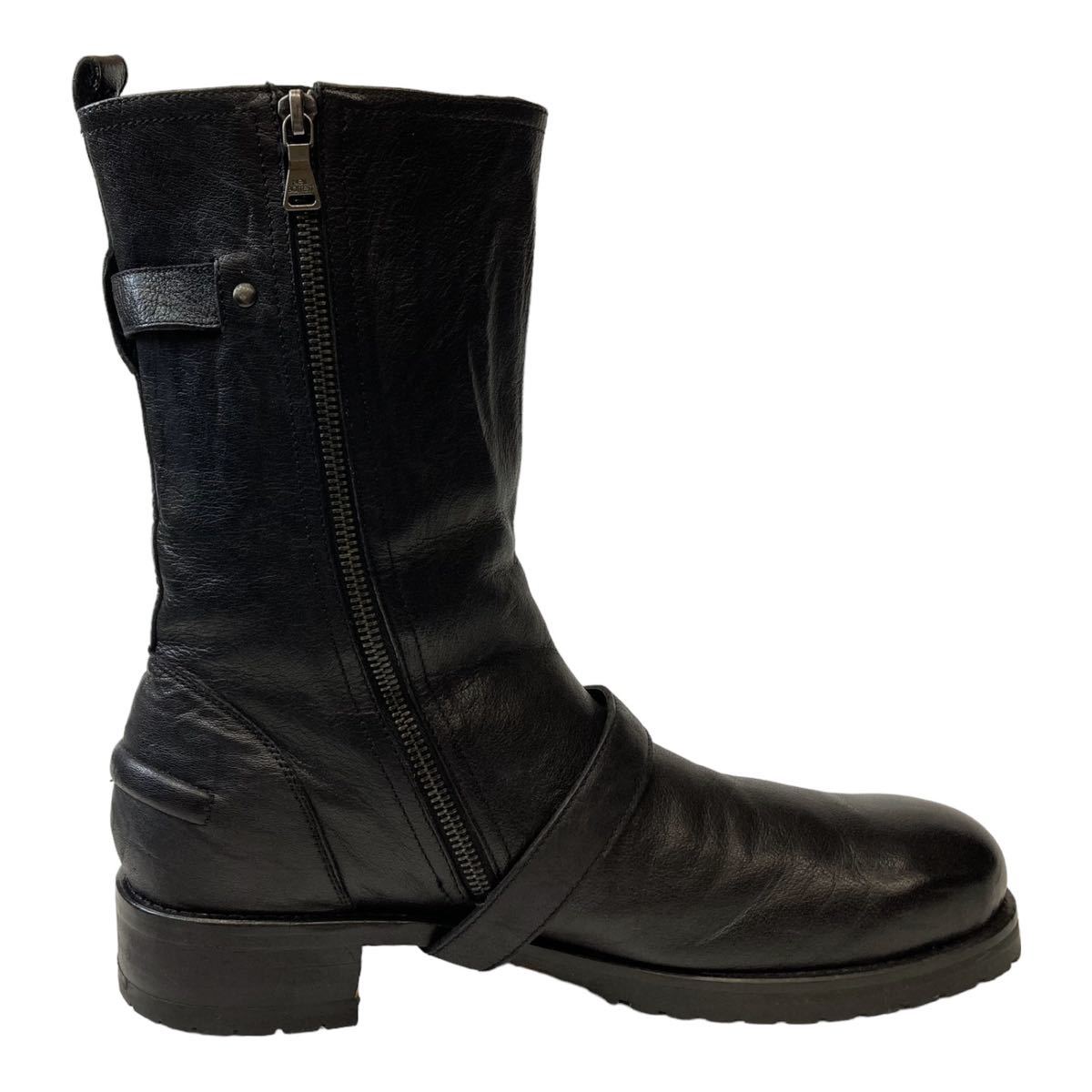 美品！￥75,800 NEIL BARRETT ニールバレット 名作 HIGH BIKER BOOT 本 