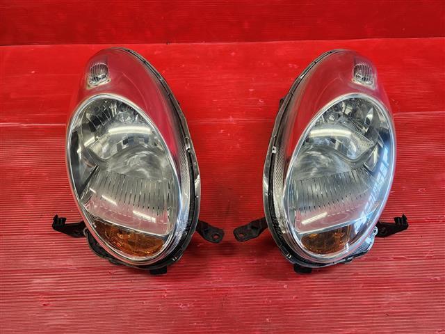 日産 K12 マーチ 後期 純正 左右 HID ヘッドライト 1817 AK12 レンズ 