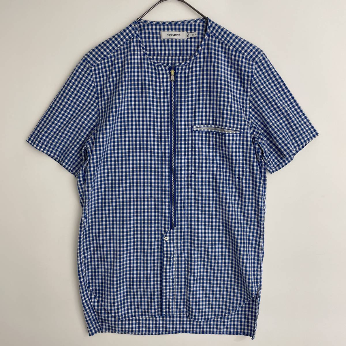 美品】NONNATIVE size/0 (hb) ノンネイティブ ノーカラーダブルジップ 