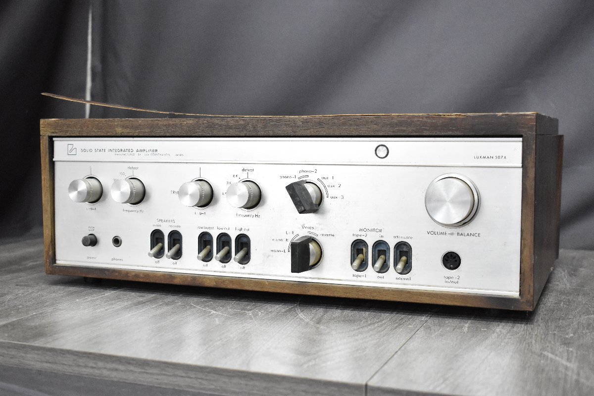 ◇s649 現状品 LUXMAN ラックスマン プリメインアンプ SQ507x