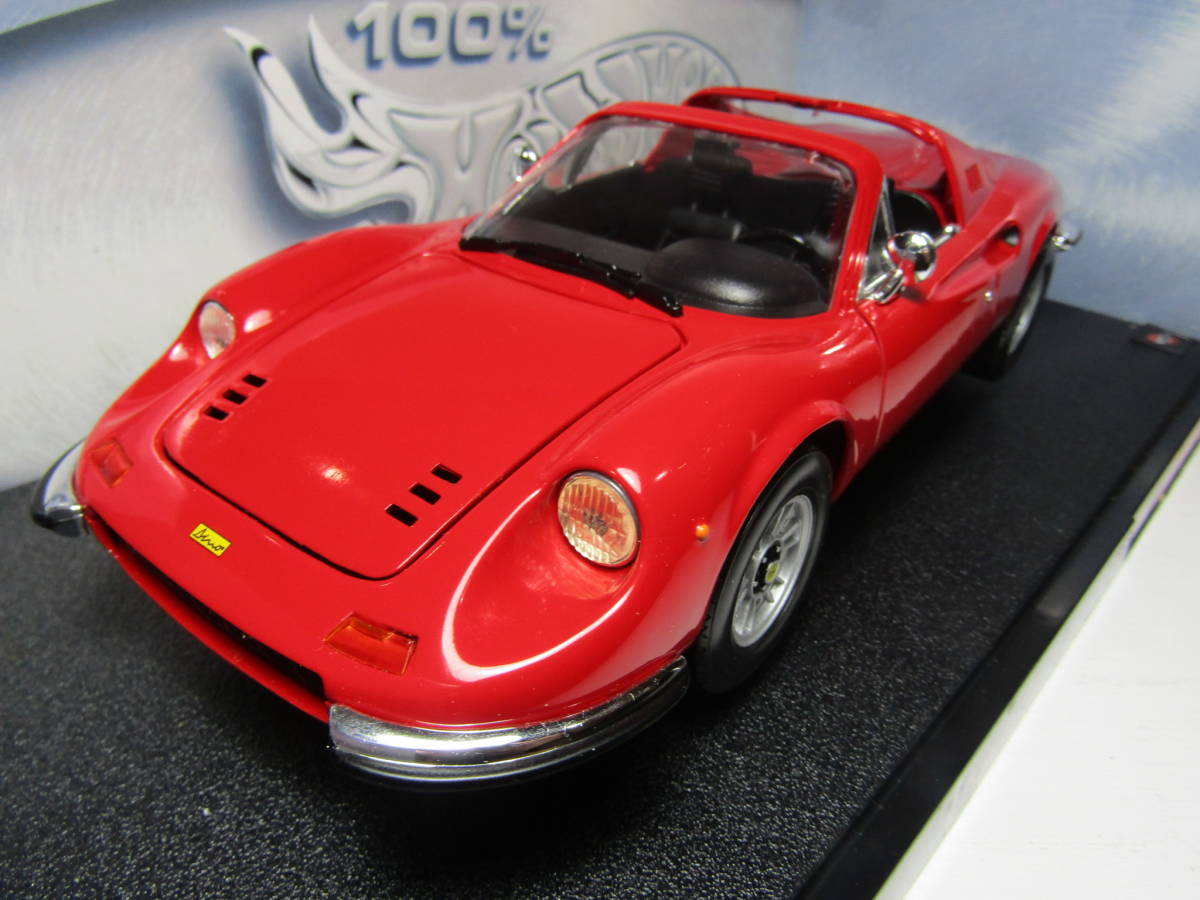 MODEL CAR GROUP 1:18 レッドミニカー フェラーリ・ディーノ MODEL CAR