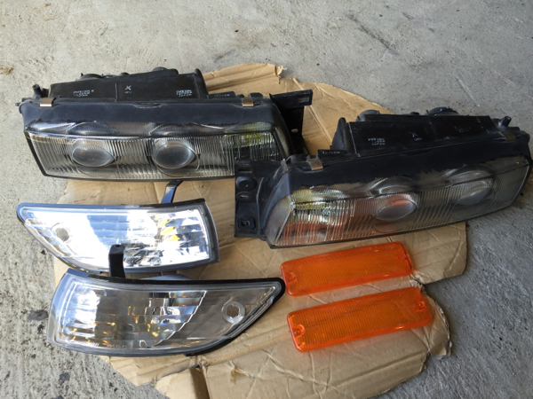 s13 シルビア ヘッドライト ウィンカー セット中古