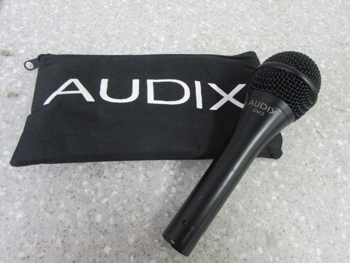 ☆ AUDIX オーディックス ダイナミックマイク OM3 ケース付き ☆中古☆