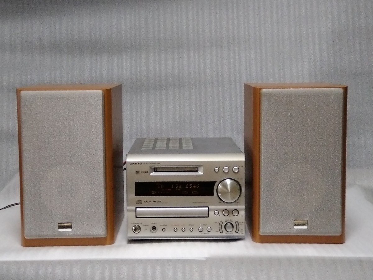 ONKYO コンポ FR-7GX・S7GXスピーカー 格安中古 【動作良好】 ONKYO FR