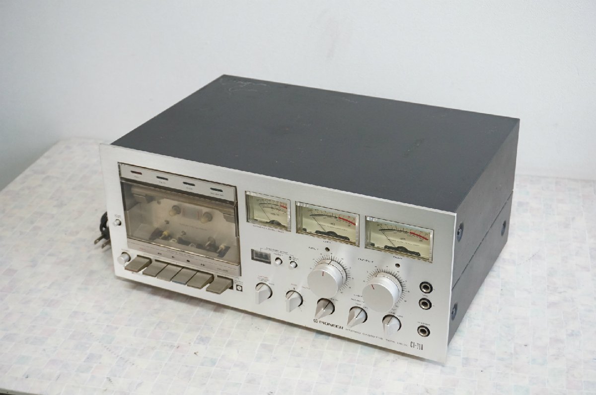 驚きの破格値，高品質】 □ PIONEER パイオニア T-636 カセットデッキ