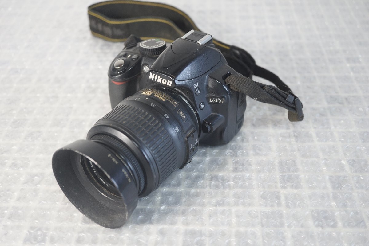 [QS][G333960] Nikon ニコン D3100 デジタルカメラ 一眼 AF-S DX NIKKOR 18-55mm 1:3.5-5.6G VR レンズ 現状品