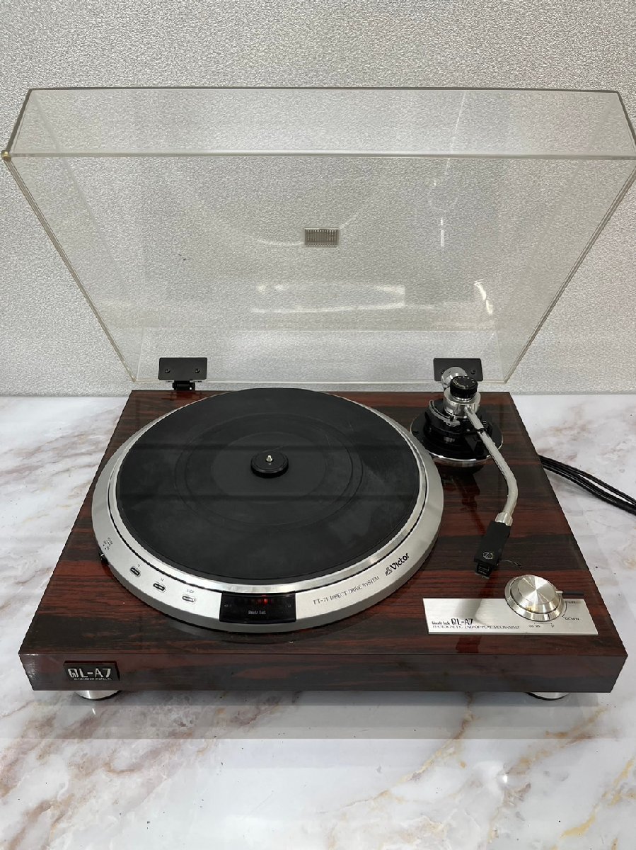 △5743 中古品 オーディオ機器 ターンテーブル Victor QL-A7 ビクター 