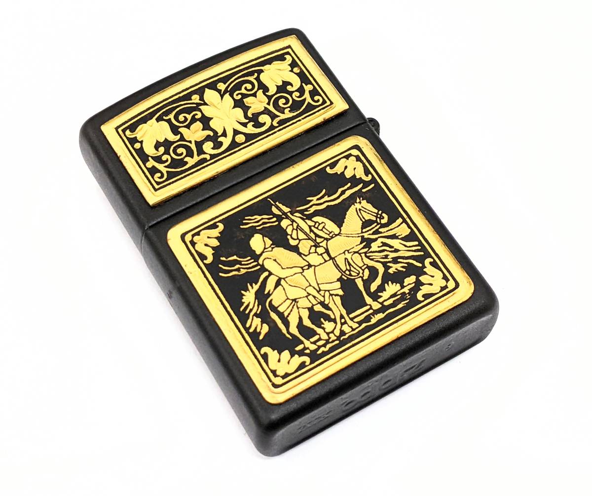 ZIPPO BRADFORD PA USA ゴールド＆ブラック 【公式通販】