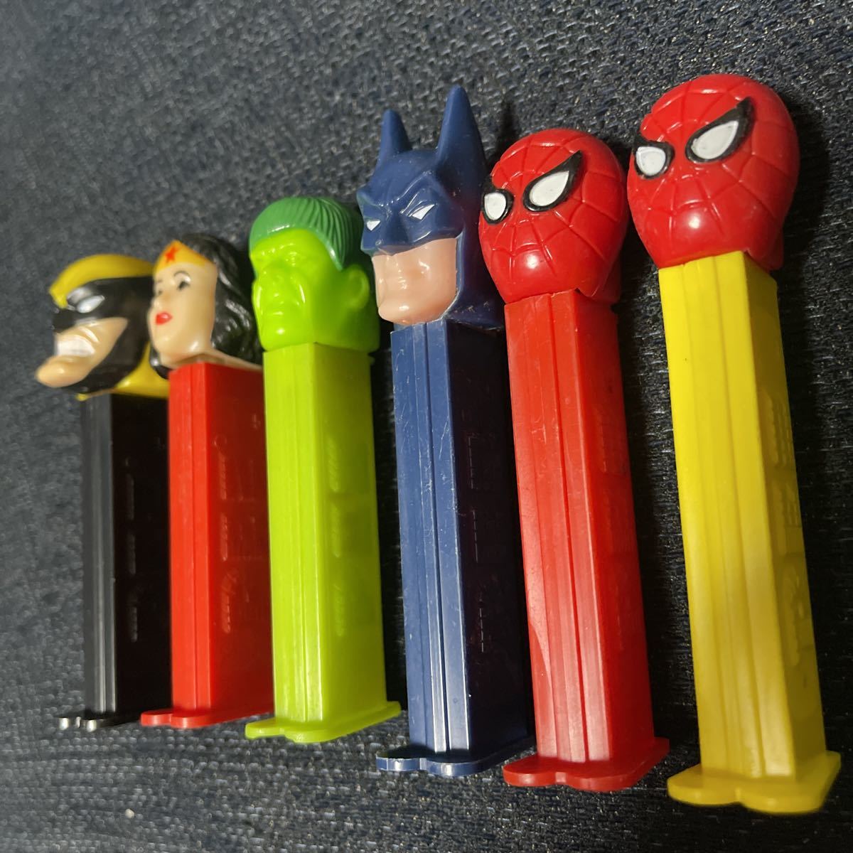 PEZ marvel & DC ペッツ 6個セット ウルヴァリン ハルクの ミス 