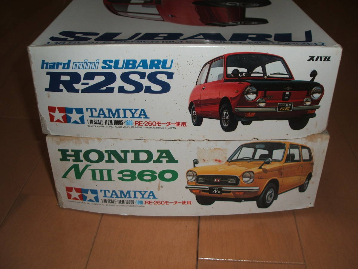 タミヤ　ホンダNⅢ　スバルRⅡ　2点セット タミヤ1/18 スバルR2 ホンダN360 2点セット(ホンダ)｜売買された