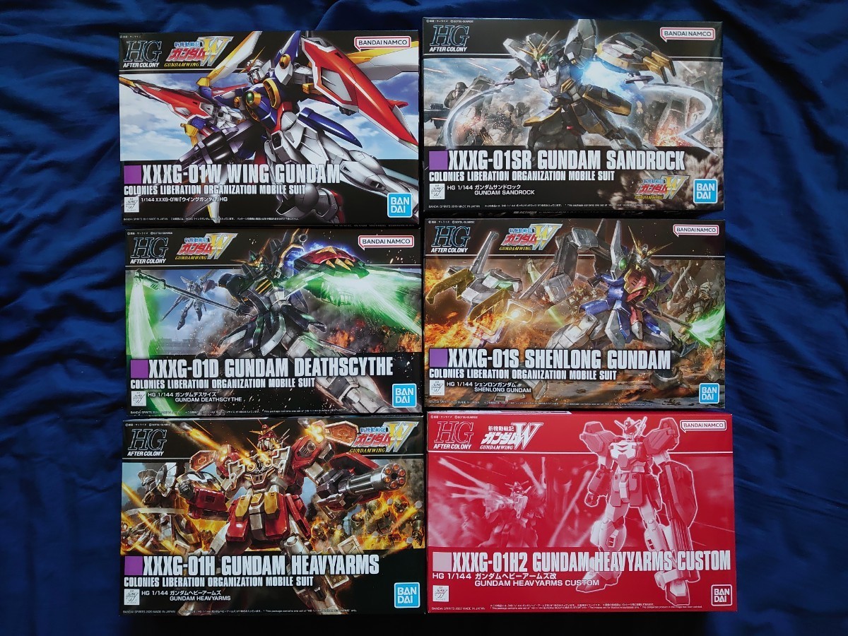 HG 1/144 新機動戦記ガンダムW 未組立品 6品○ウイングガンダム
