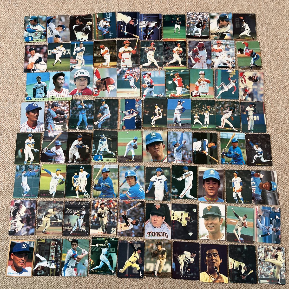 品質保証，豊富な カルビープロ野球カード 80枚セット(カルビー)｜売買されたオークション情報、yahooの商品情報をアーカイブ公開 - オークファン シングルカード