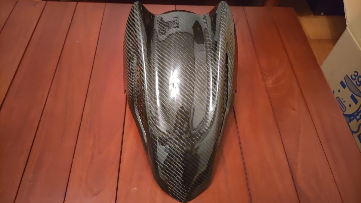 ジャンク】MOS製シグナス1～3型用リアルカーボンフロントフェンダー
