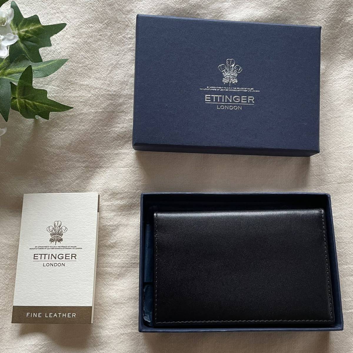 限定ꕥエッティンガー 80周年記念 ブライドルレザー 名刺入れ カード