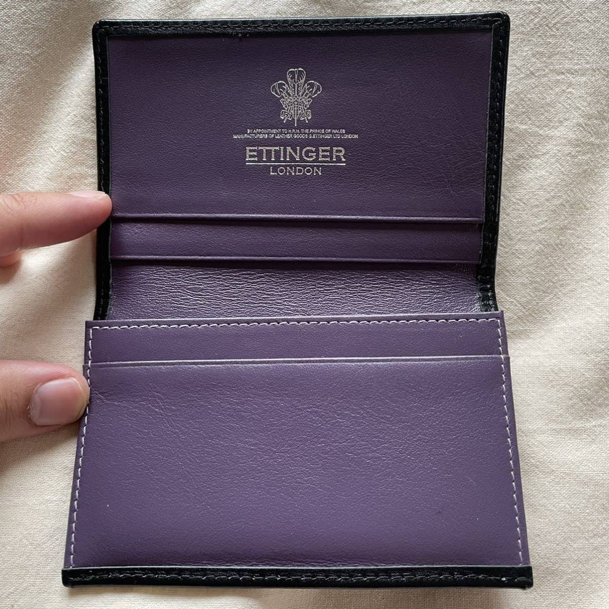 限定ꕥエッティンガー 80周年記念 ブライドルレザー 名刺入れ カード