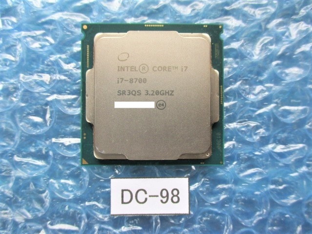 DC-98] Intel Core i7-8700 SR3QS 3.20GHz Core Intel i7-8700