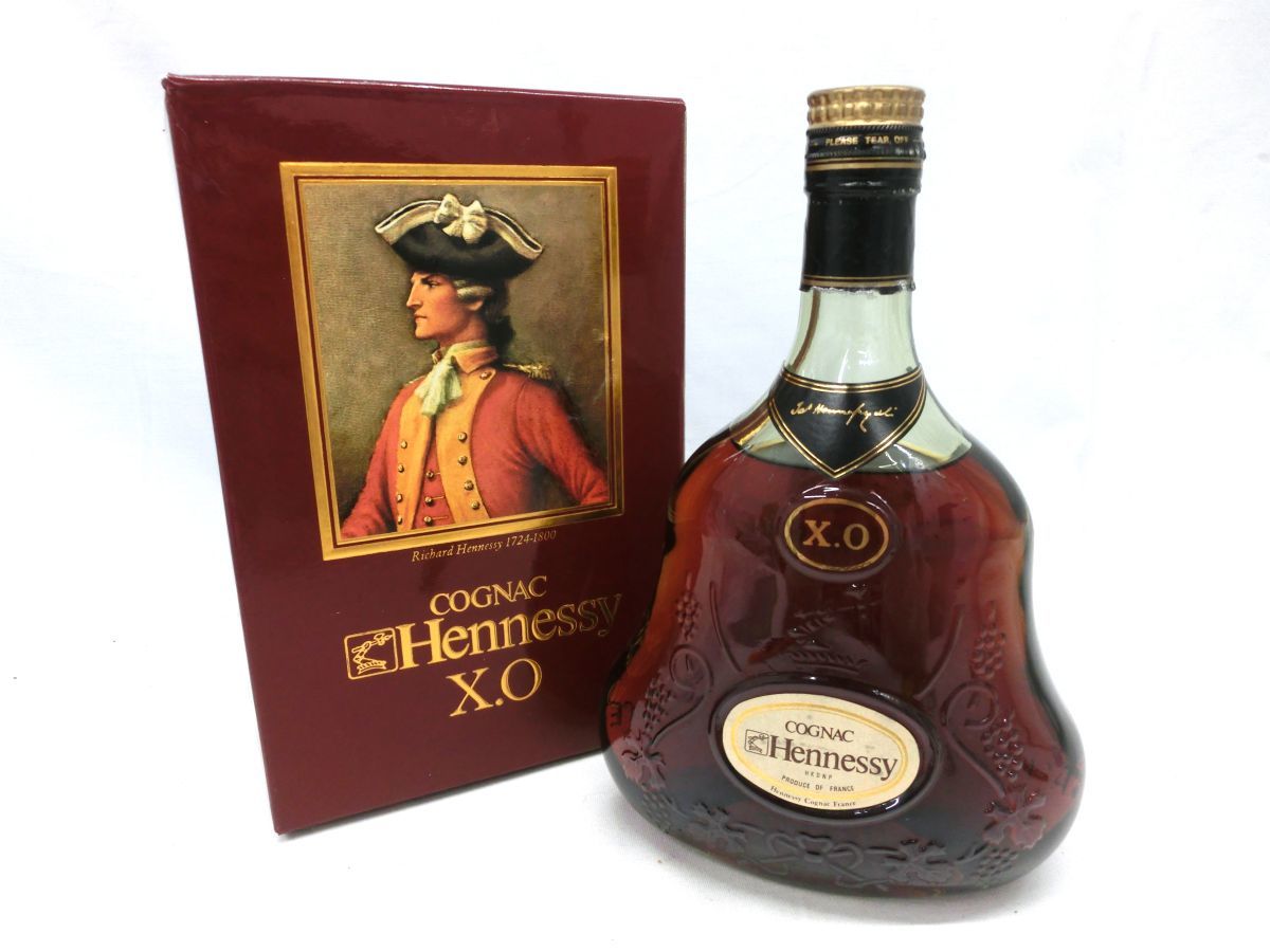1000円スタート ブランデー HENNESSY X.O COGNAC グリーンボトル