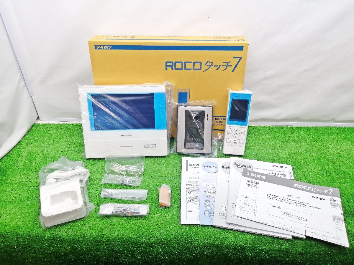 保管品 中古美品 アイホン テレビドアホン ワイヤレスセット AC電源直結式 WJ-45