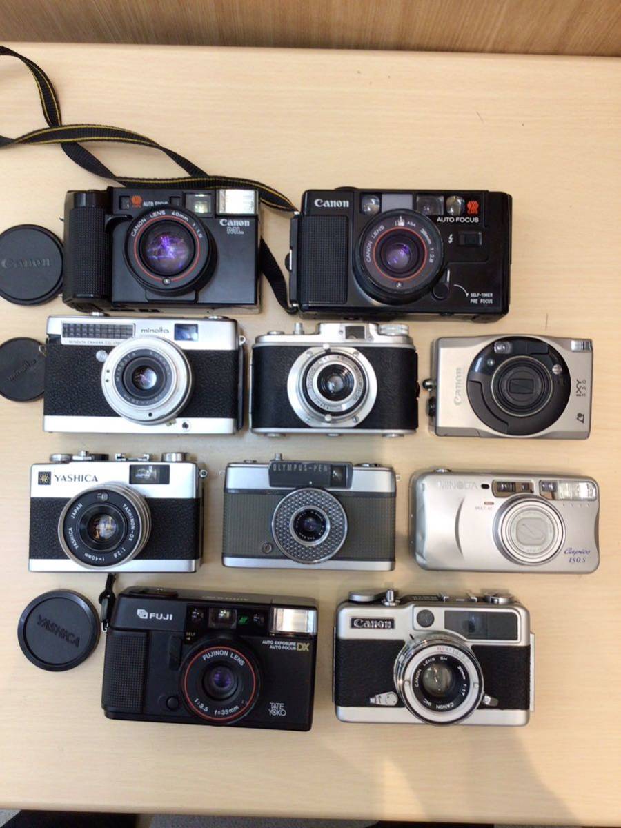 中古コンパクトカメラ フィルムカメラ まとめて10 ジャンク フィルム